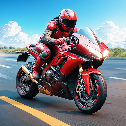 Real Traffic Bike Driving Game app icon