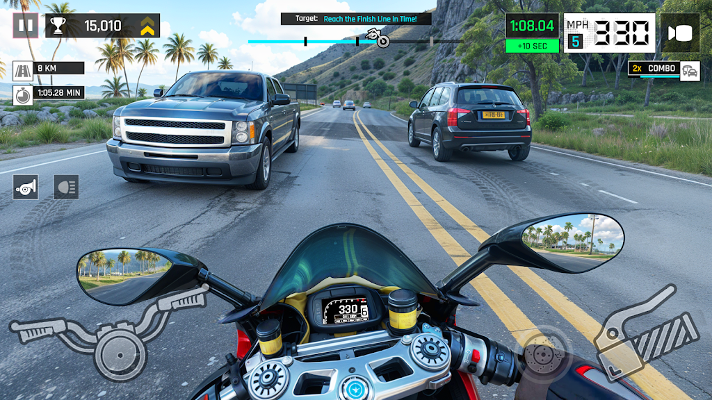 Real Traffic Bike screenshot 4