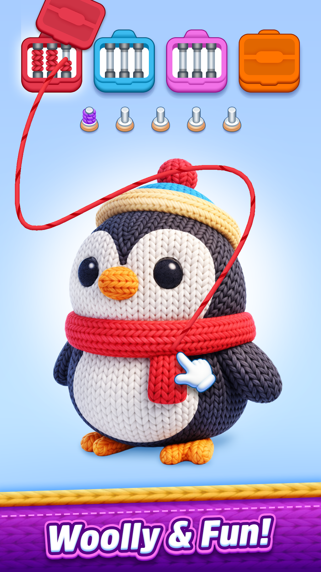 Wool Fun Yarn Games gameplay screenshot